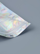 Пакет Zip-lock ПЭТ, иридисцентный, со сплошным окном, плоский, еврослот 9×16 см - Фото 5