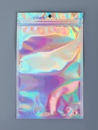 Пакет Zip-lock ПЭТ, иридисцентный, со сплошным окном, плоский, еврослот 12×20 см - Фото 4