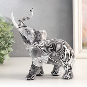 Сувенир полистоун "Африканский слон. Иллюзия" 8х13х19 см