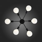 Светильник потолочный Evoluce. SL419.402.06. Ano. 6х60 Вт, E27, 46х48х23 см, цвет чёрный - Фото 10