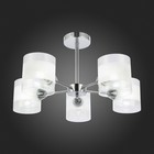 Светильник потолочный Evoluce. SLE102802-05. Miento. 5х40 Вт, E14, 58х58х30,5 см, цвет хром - Фото 2