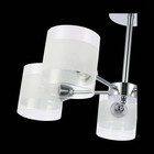 Светильник потолочный Evoluce. SLE102802-05. Miento. 5х40 Вт, E14, 58х58х30,5 см, цвет хром - Фото 4