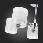 Светильник потолочный Evoluce. SLE102802-05. Miento. 5х40 Вт, E14, 58х58х30,5 см, цвет хром - Фото 5