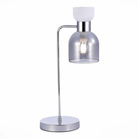 Прикроватная лампа Evoluce. SLE1045-104-01. Vento. 1х40 Вт, E14, 24х15х45 см, цвет хром