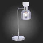 Прикроватная лампа Evoluce. SLE1045-104-01. Vento. 1х40 Вт, E14, 24х15х45 см, цвет хром - Фото 3
