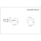 Светильник настенный Evoluce. SLE1047-301-01. Nobilia. 1х40 Вт, E14, 12х20 см, цвет бронза - Фото 5