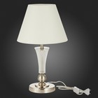 Прикроватная лампа Evoluce. SLE105504-01. Reimo. 1х40 Вт, E14, 28х28х48 см, цвет никель - Фото 5