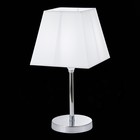 Прикроватная лампа Evoluce. SLE107604-01. Grinda. 1х40 Вт, E14, 22х22х43 см, цвет хром - Фото 3