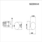 Светильник настенный Evoluce. SLE220101-01. Arcola. 1х5 Вт, G9, 4000K, 13х14,5 см, цвет чёрный - Фото 4