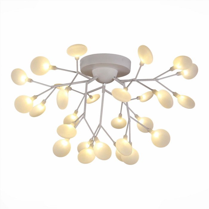 Люстра потолочная G4, 27x3W, 40x70 см, цвет белый