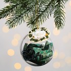 Новогодний шар ёлочный с пожеланиями «С Новым годом», 30 свитков, d=8 см - Фото 2