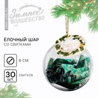 Новогодний шар ёлочный с пожеланиями «С Новым годом», 30 свитков, d=8 см - Фото 1