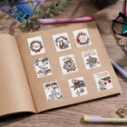 Наклейки бумажные «Сказочный Новый год», 11 х 15.5 см (комплект 10 шт) - фото 22374556