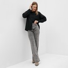 Рубашка женская, цвет чёрный, размер 52-54 9830853