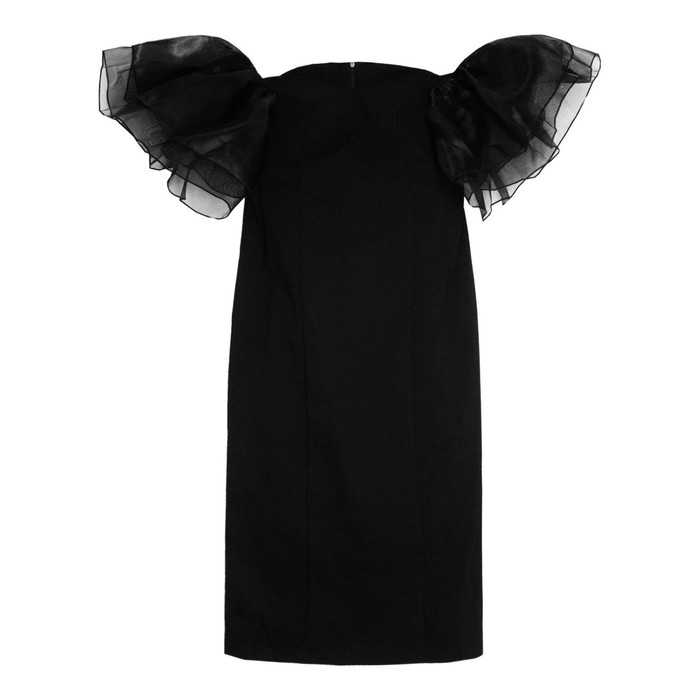 Платье женское, размер 46, цвет чёрный