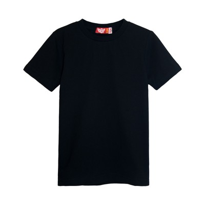 Футболка детская, чёрная, рост 110 см