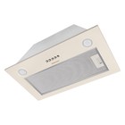 Вытяжка NORDFROST FB 6060 Y, встраиваемая, 550 м3/ч, 3 скорости, 52.6 см, бежевый - Фото 1