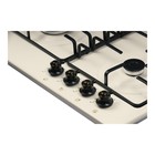 Варочная поверхность NORDFROST HS 6040 YR, газовая, 4 конфорки, бежевый - Фото 5