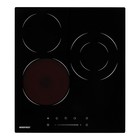 Варочная поверхность NORDFROST EM 4539 B, сенсорная, 3 конфорки, чёрный - Фото 1