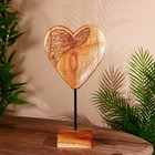 Сувенир "Сердце" на подставке, джампинис 20х10х35 см - фото 319621150
