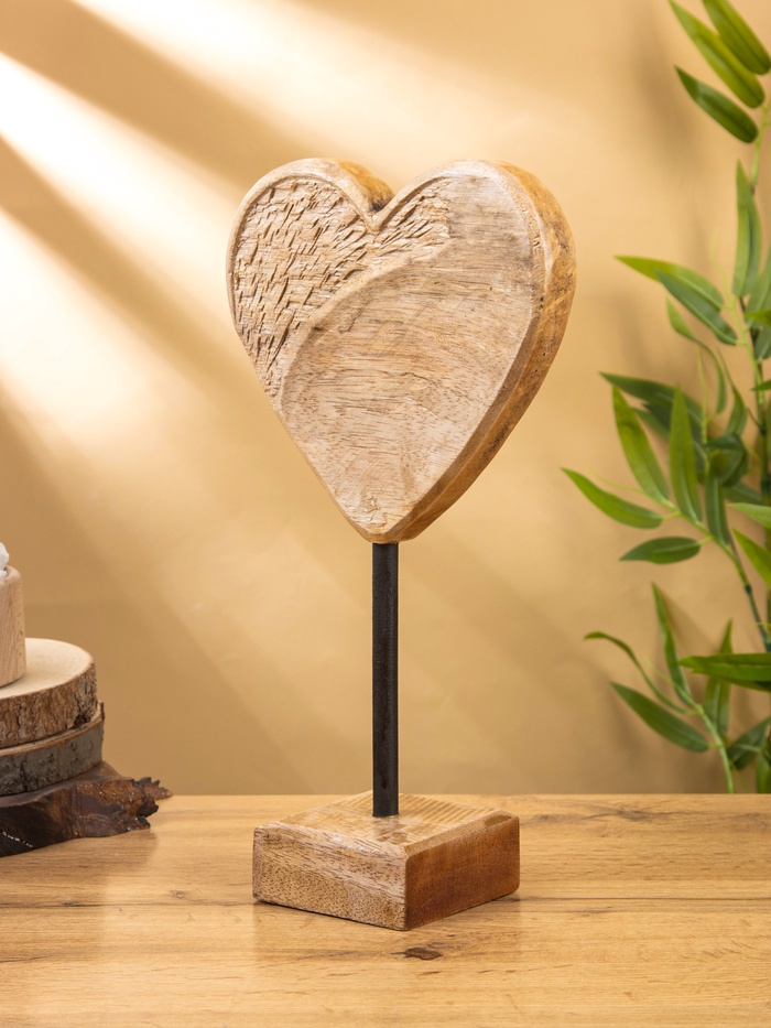 Сувенир "Сердце" на подставке, джампинис 20х10х35 см - Фото 1
