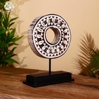 Декор «Кольцо», на подставке, 22×9×31 см, албезия - Фото 1