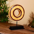 Декор на подставке «Кольцо», 25×9×36 см, дерево албезия - Фото 1