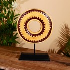 Декор на подставке «Кольцо», 25×9×36 см, дерево албезия - Фото 2