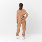 Костюм для девочки (свитшот, брюки) MINAKU, бежевый, рост 158 см 9549277 - фото 14207168