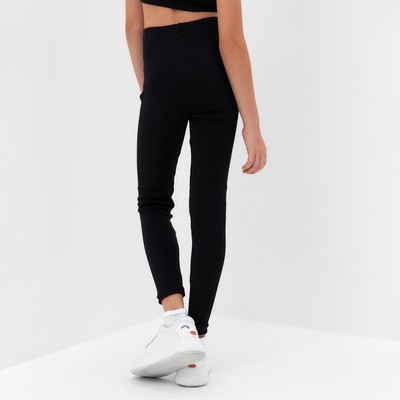 Лосины для девочки MINAKU, чёрные, рост 122 см