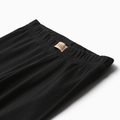 Лосины для девочки MINAKU, чёрные, рост 122 см