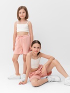 Шорты для девочки MINAKU: Casual Collection, розовые, рост 146-152 см - Фото 7