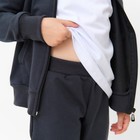 Костюм детский (кофта, брюки) MINAKU, графитовый, рост 140 см 9549448 - фото 14603333