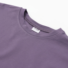 Костюм для девочки (футболка, лосины) MINAKU цвет пыльно-сиреневый, рост 128 см - Фото 2