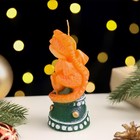 Свеча фигурная "Дракон на ёлке. Символ года 2024", 5,5х5,5х12,5 см 9669121