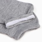Набор мужских носков (3 пары) укороченные, цвет серый, размер 40-44 - Фото 4