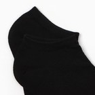 Набор мужских носков (3 пары) укороченные, цвет чёрный, размер 40-44 - Фото 3