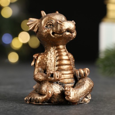Фигура "Дракон Гох" бронза, 8х4х4,5см