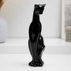 Фигура "Кошка сидит" черная, 20х7х7см - фото 319622434
