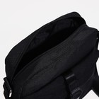 Сумка мужская TEXTURA через плечо, текстиль, цвет чёрный - фото 6991814