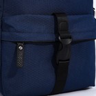 Сумка мужская TEXTURA через плечо, текстиль, цвет синий - фото 6991819