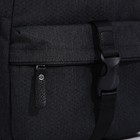 Сумка мужская TEXTURA через плечо, текстиль, цвет чёрный - фото 6991825
