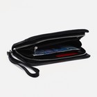 Кошелёк женский на молнии, цвет чёрный - фото 22376210