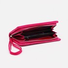 Кошелёк женский на молнии, цвет фуксия - фото 22376213