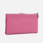 Кошелёк женский на кнопке, цвет розовый - фото 24249910