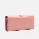 Кошелёк женский на магнитах, цвет розовый - фото 22376341