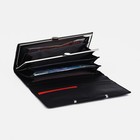 Кошелёк женский на магнитах, цвет чёрный - фото 22376348