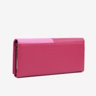 Кошелёк женский на магнитах, цвет розовый - фото 22376359