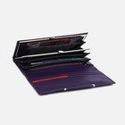 Кошелёк женский на магнитах, цвет фиолетовый - фото 22376363