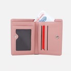 Кошелёк женский на кнопке, цвет розовый - фото 22376572